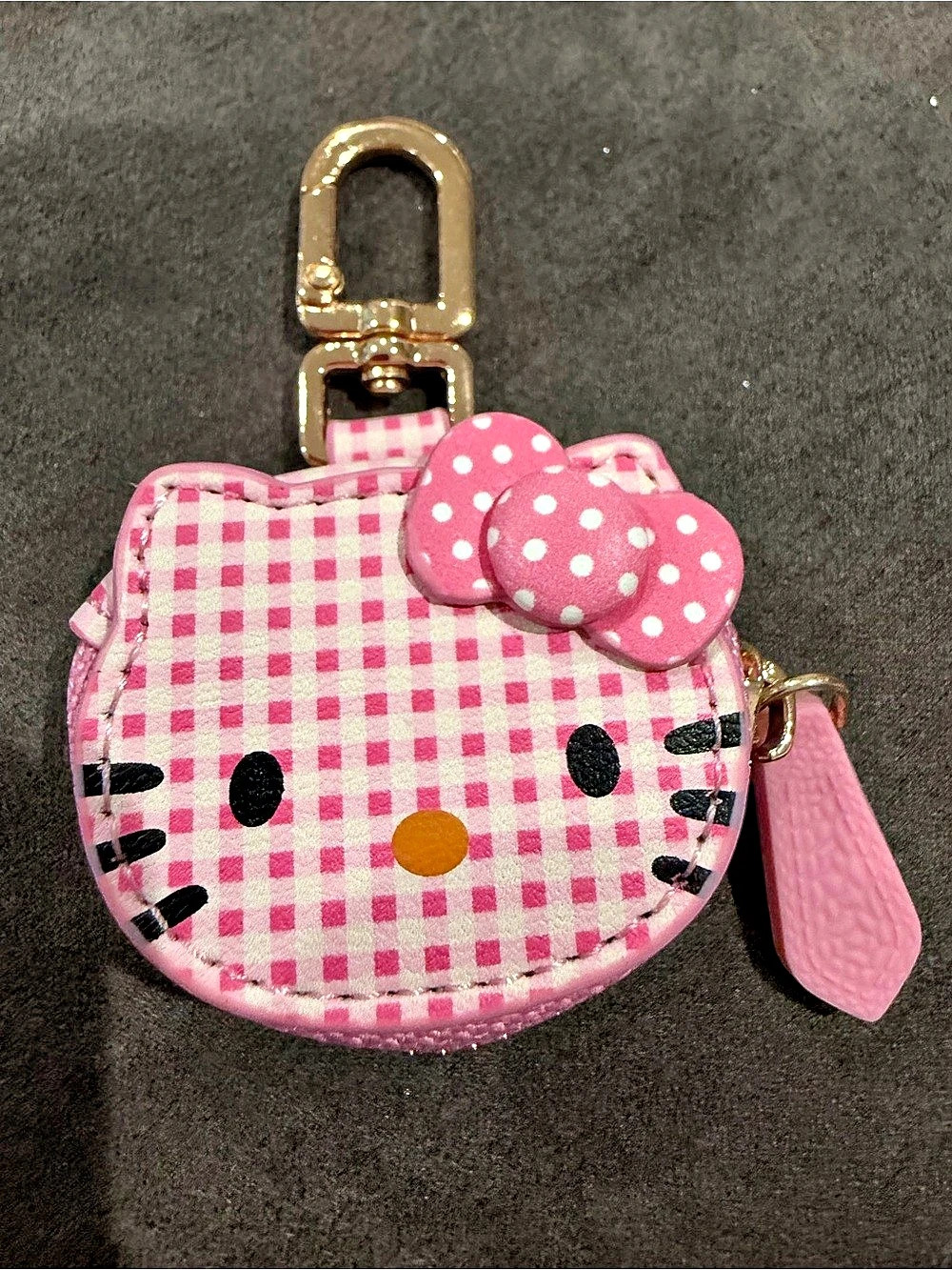 Hello Kitty Gingham Coin Wallet